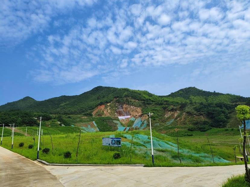 銅山、前山露天采坑復(fù)墾項目完成